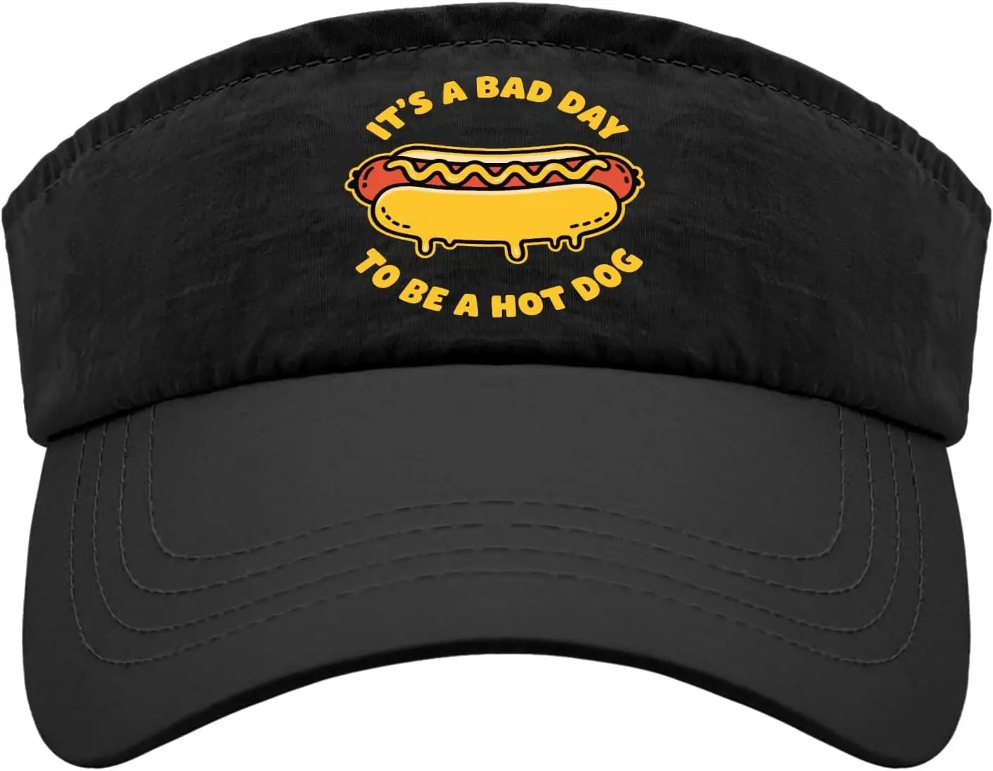 Its A Bad Day to Be A Hot Dogs 帽子 サンバイザー キャップ 女性用 次日配達