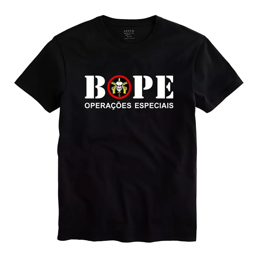 BOPE Operacoes Logo Hand Unisex    Tees High Quality 100%Cotton Short Sleeve