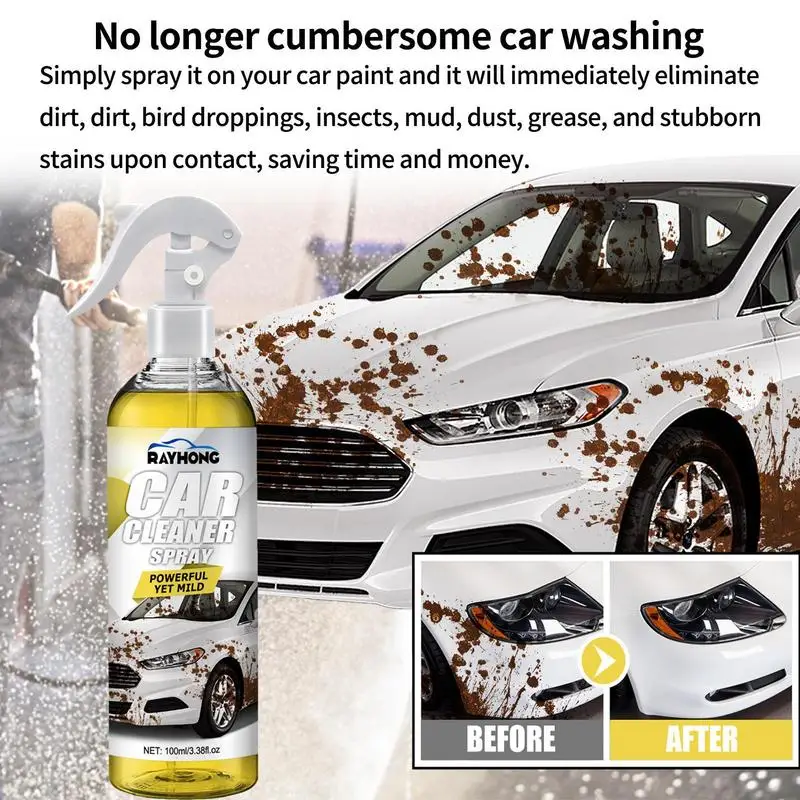 Alta Proteção Nano Spray com Esponja para Carro, Assento Criativo Cleaner, Painel De Toalha, Painel Da Porta, Remoção De Poeira, Acessórios Do Carro, 100ml