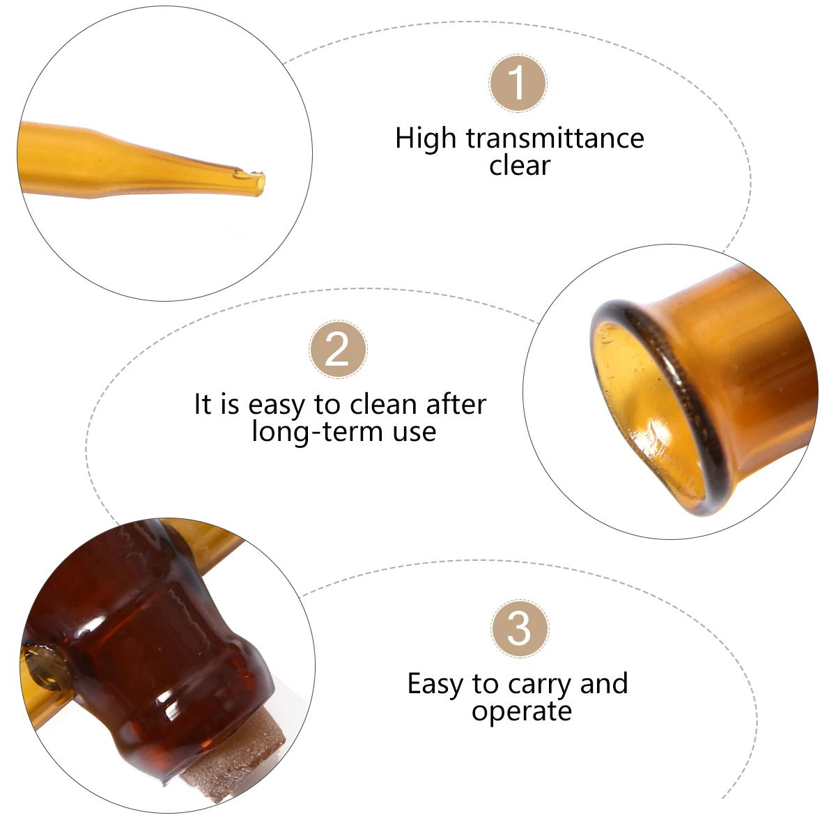 

1Pcs Laboratory Burette Clear Glass Chemical Experiment Tool for Junior High School Science Class Heat Resistant Lab Equipment