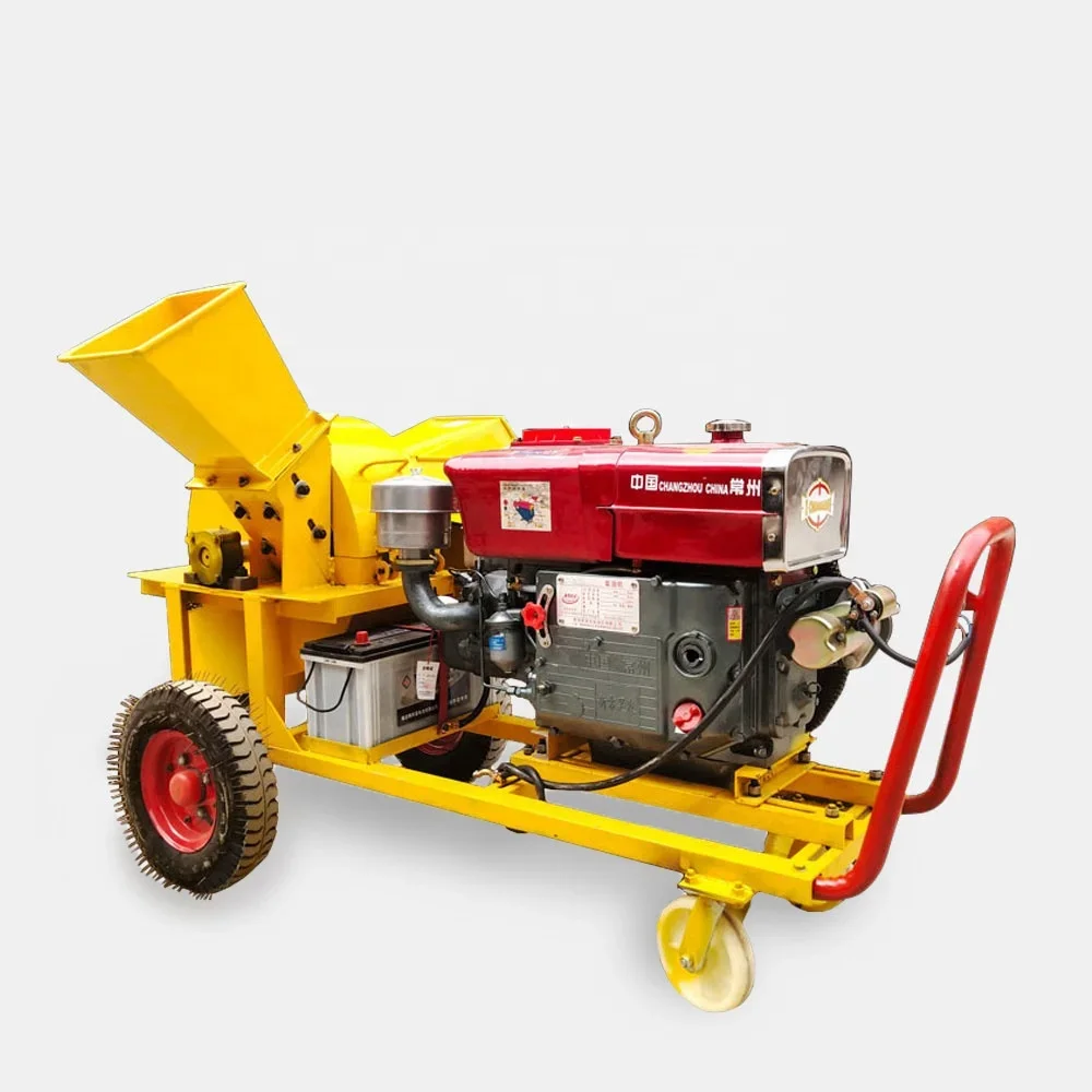 Electric wood grinding machine Garden shredder tree branch grinder crusher chipping machine small  wood chipper machine