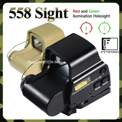 E*t*ch 553 556 558 Holographic Red Green Dot Sight Hunting Red Dot Reflex Airsoft Riflescope Collimator 20mm QD Rail