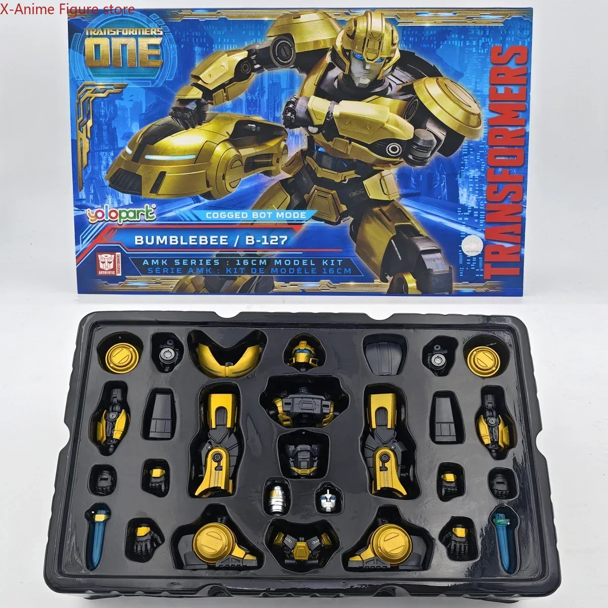 Spot Transformation Toys Bee B-127 Cogged Bot Mode 16CM Model Kit Assembly Anime Action Figures Robot Toys Collection In Stock