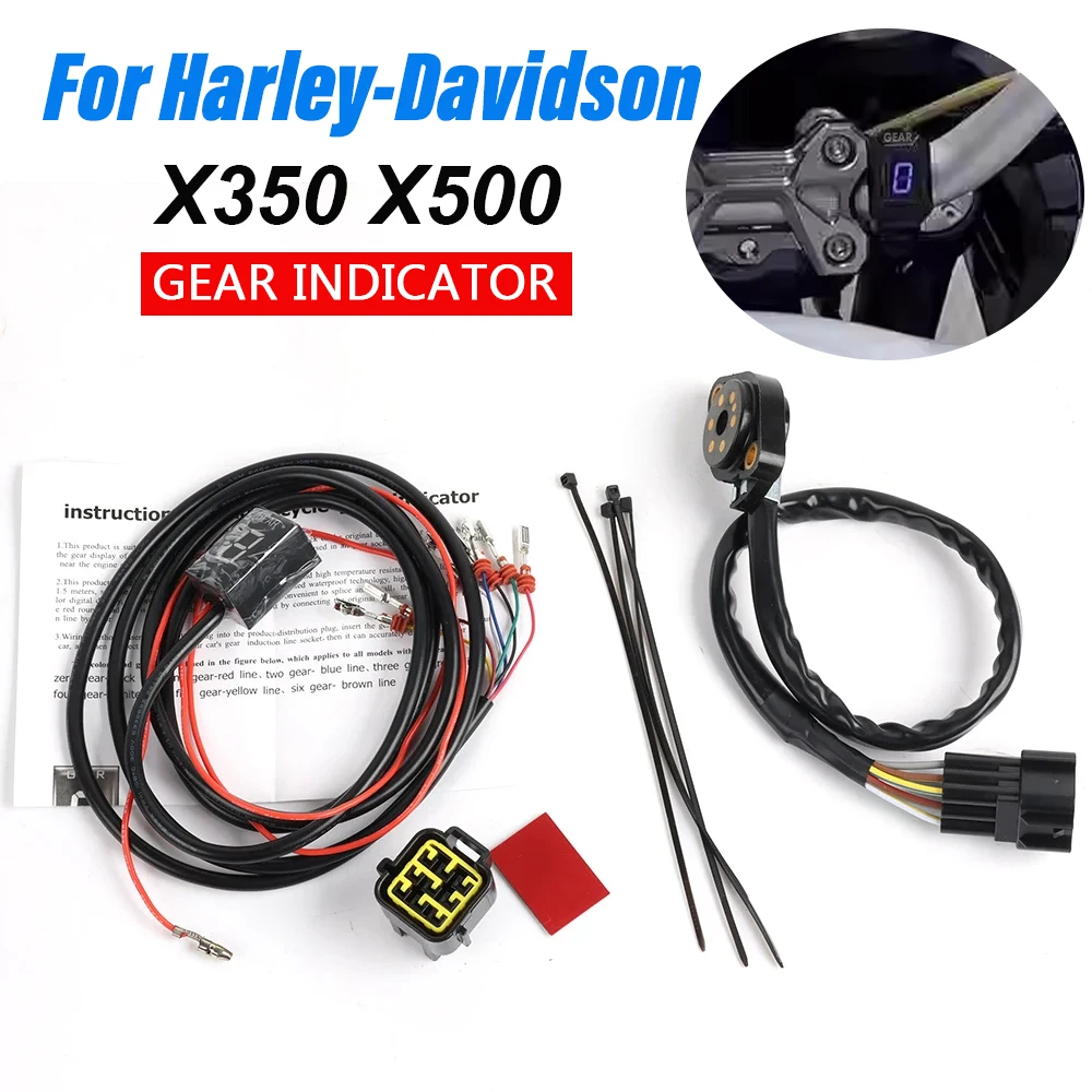 New Gear Indicator For Harley-Davidson X350 X500 X 350 X 500 350X 500X Motorcycle Accessories  Position Sensor Speed Display