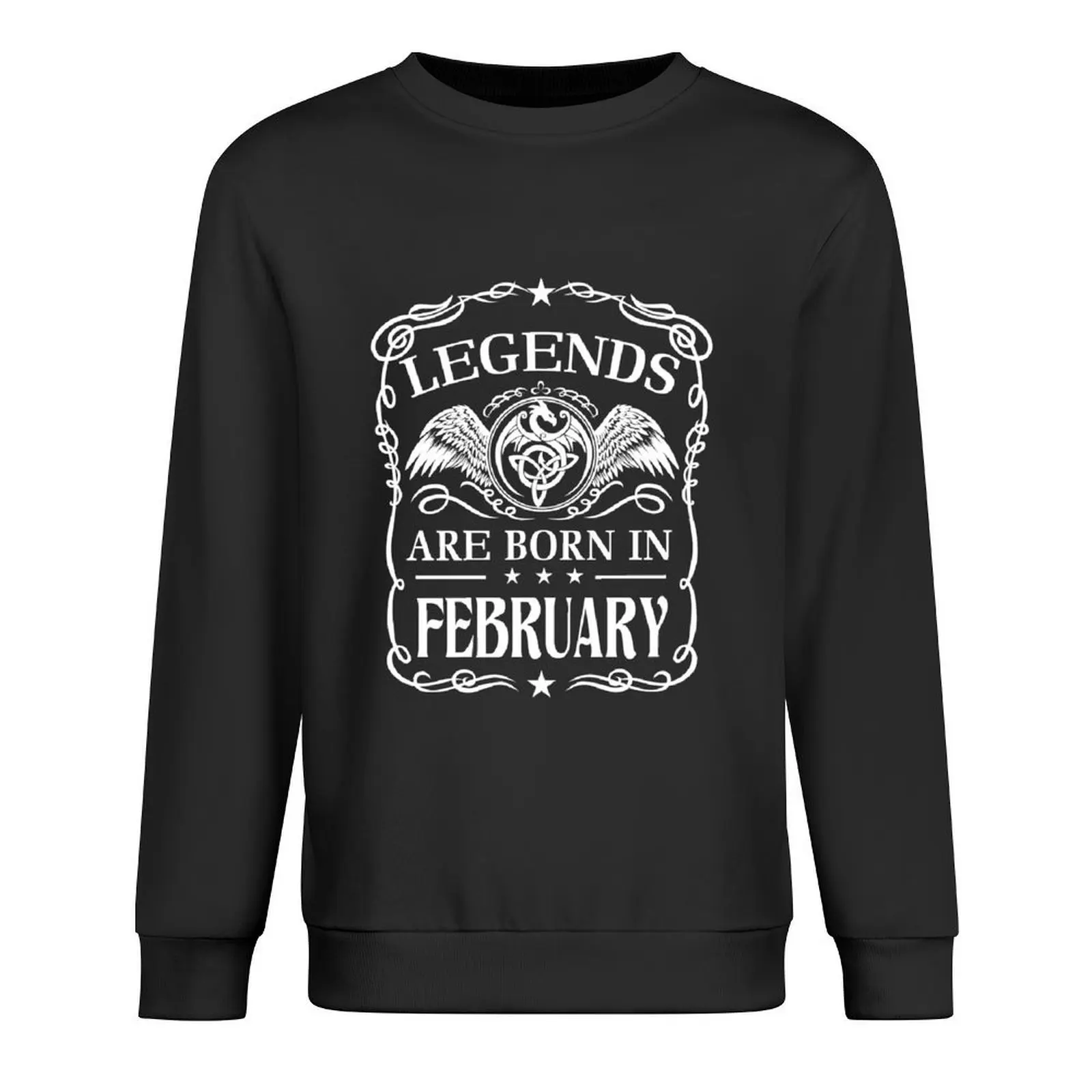 

Legends are born in February Pullover tracksuit men fashion men autumn new products autumn clothes sweatshirts men