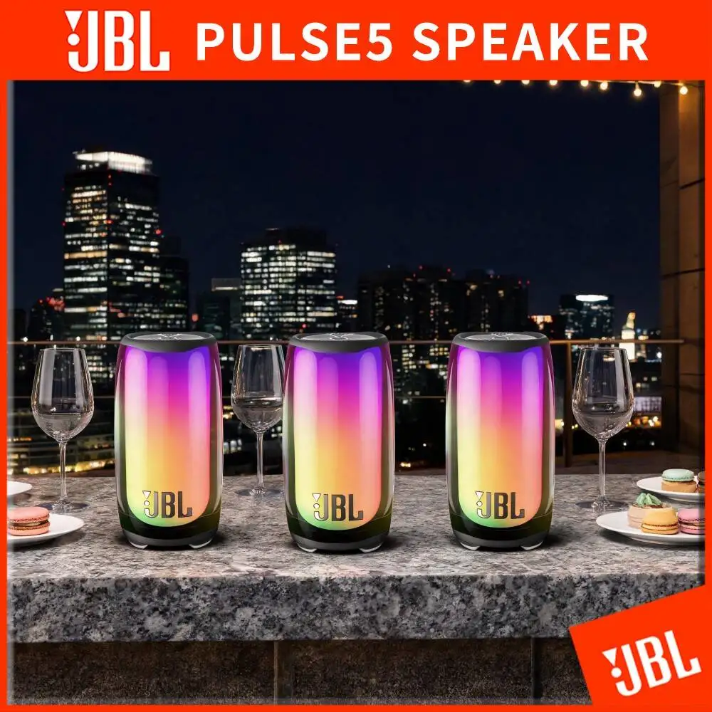 JBL PLUSE5 LED Light Show Outdoor Bluetooth Speaker IP67 Waterproof Dustproof 12 Hour Battery Life Rechargeable Battery