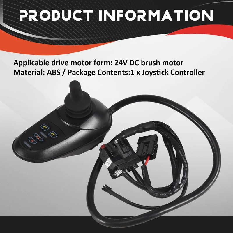 A76F-24V 50AMP Power Wheelchair Controller Joystick With USB Port Replacement For PG VSI