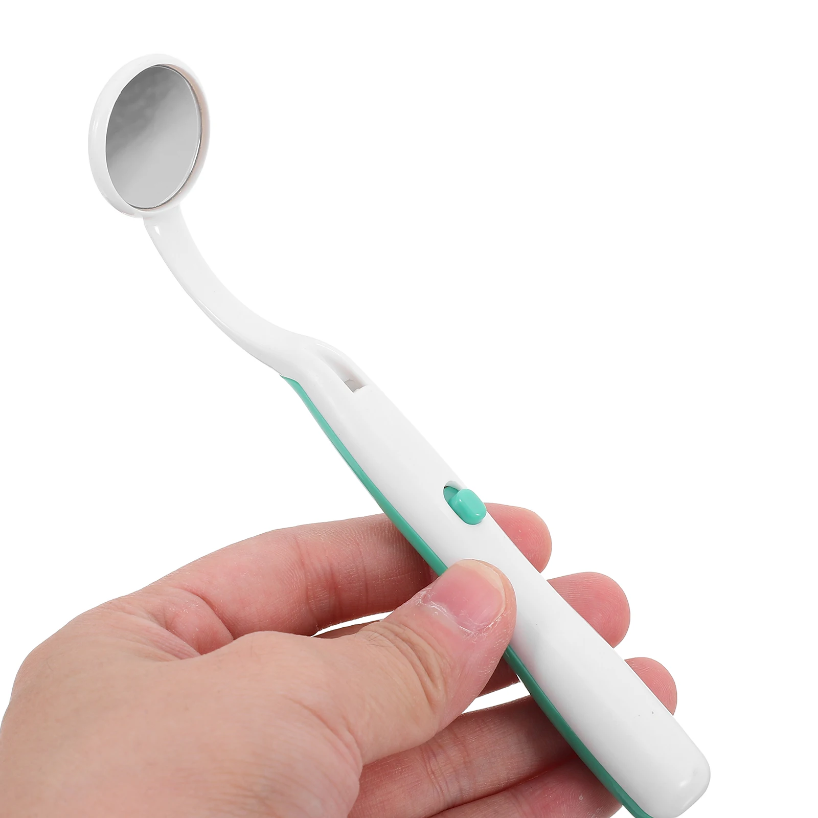 LED 口鏡グリーン防曇歯科ツール歯検査明るい口腔鏡プラスチックスペキュラム耐食性