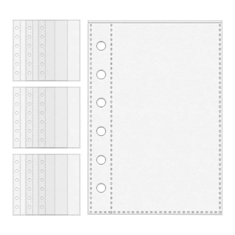 A7 Binders A7 A7 Binder Pages Clear 6-Ring Binder Refill Card Protector Sleeves