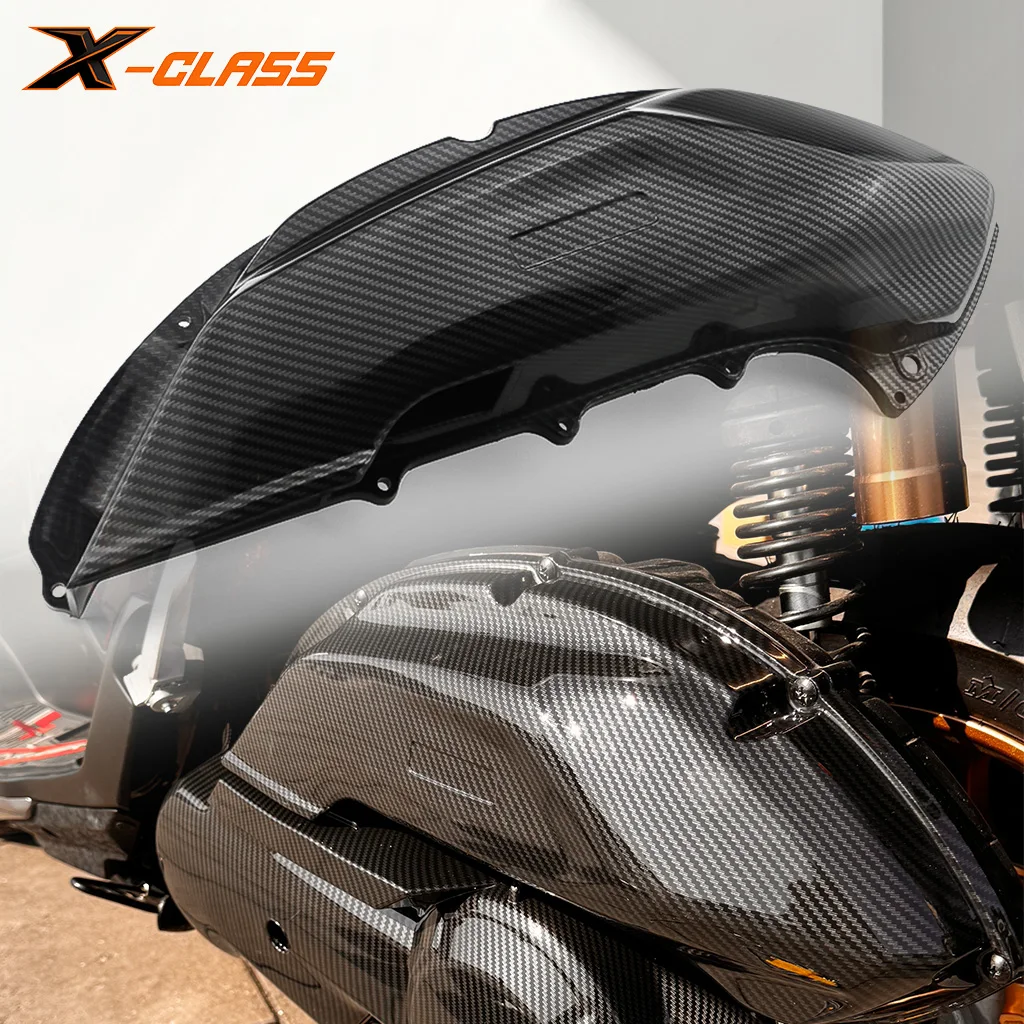 Защитная накладка на воздухозаборник X-CLASS с эффектом карбона для мотоциклов YAMAHA NMAX155 NMAX 155 V3 2025 2026 Turbo Tech MAX