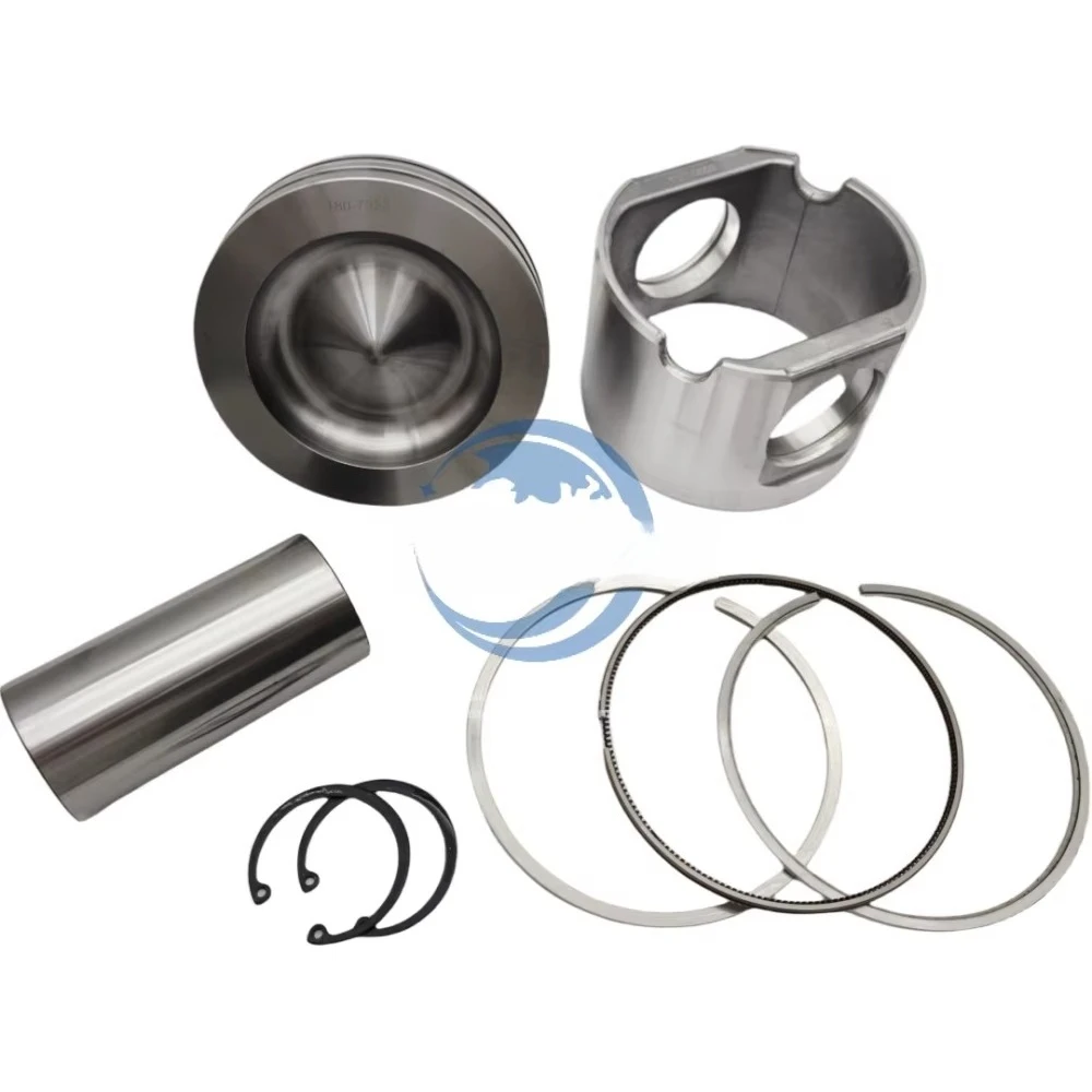 New C15 Engine 180-7352 Piston Assembly 191-7854 Piston Piston Rings Pins Circlip Construction Machinery Parts for Engine