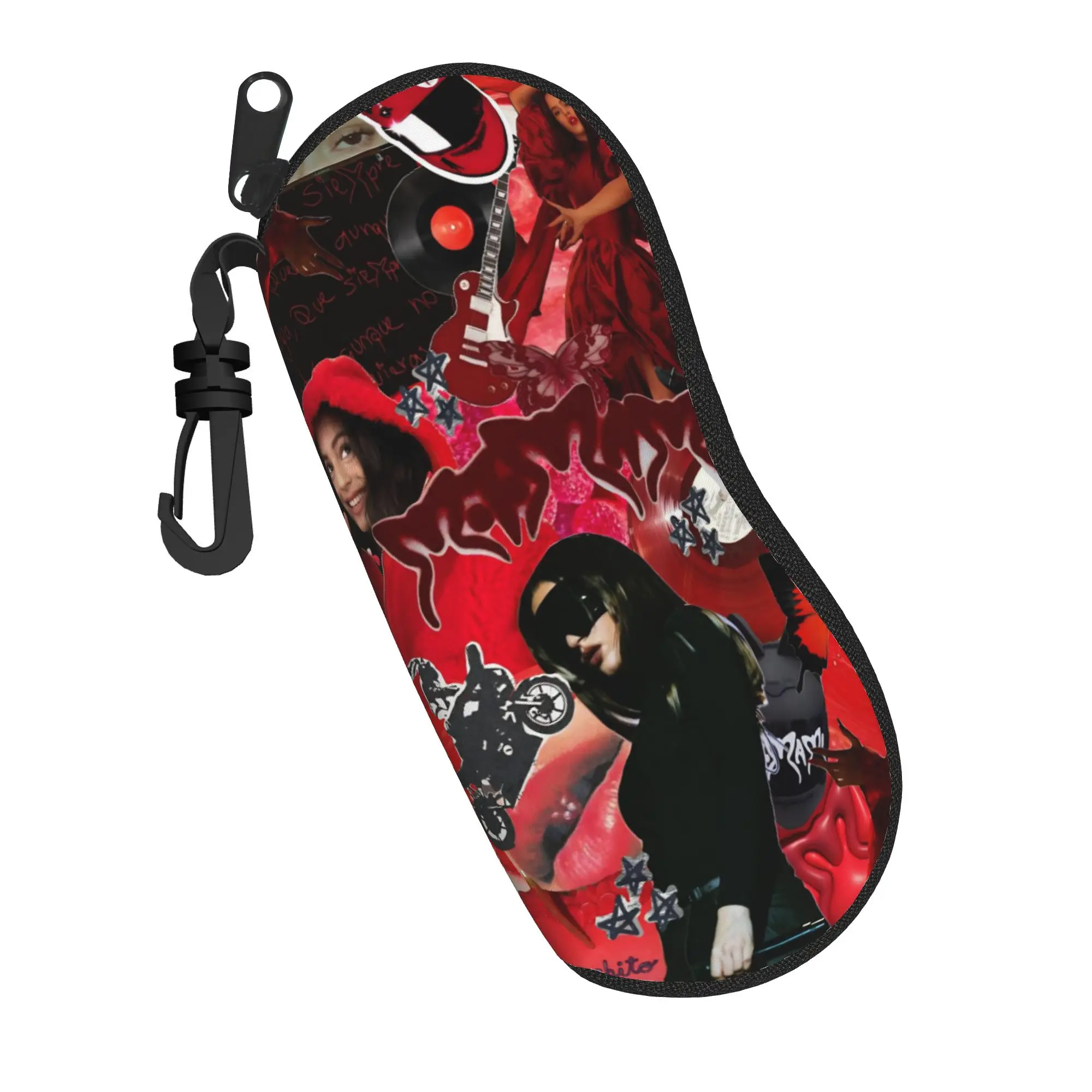 Rosalia LUX Tour 2026 Glasses Case Gifts For Girl Boy  Zipper  Eyewear Storage Box Cute Eye Contacts Case