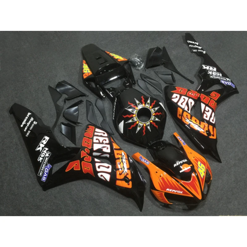 ABS Plastic Fairing Kit for 2006 2007 CBR 1000RR Injection Fairings cbr1000rr 06 07 CBR1000RR REPSOL Protective Frame Body Parts