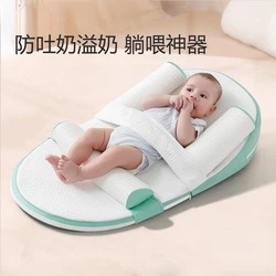 Cushion Breastfeeding Pillow New Baby Anti Spitting Slope Cushion Anti Choking Slope Pillow Newborn Lying Breastfeeding Device