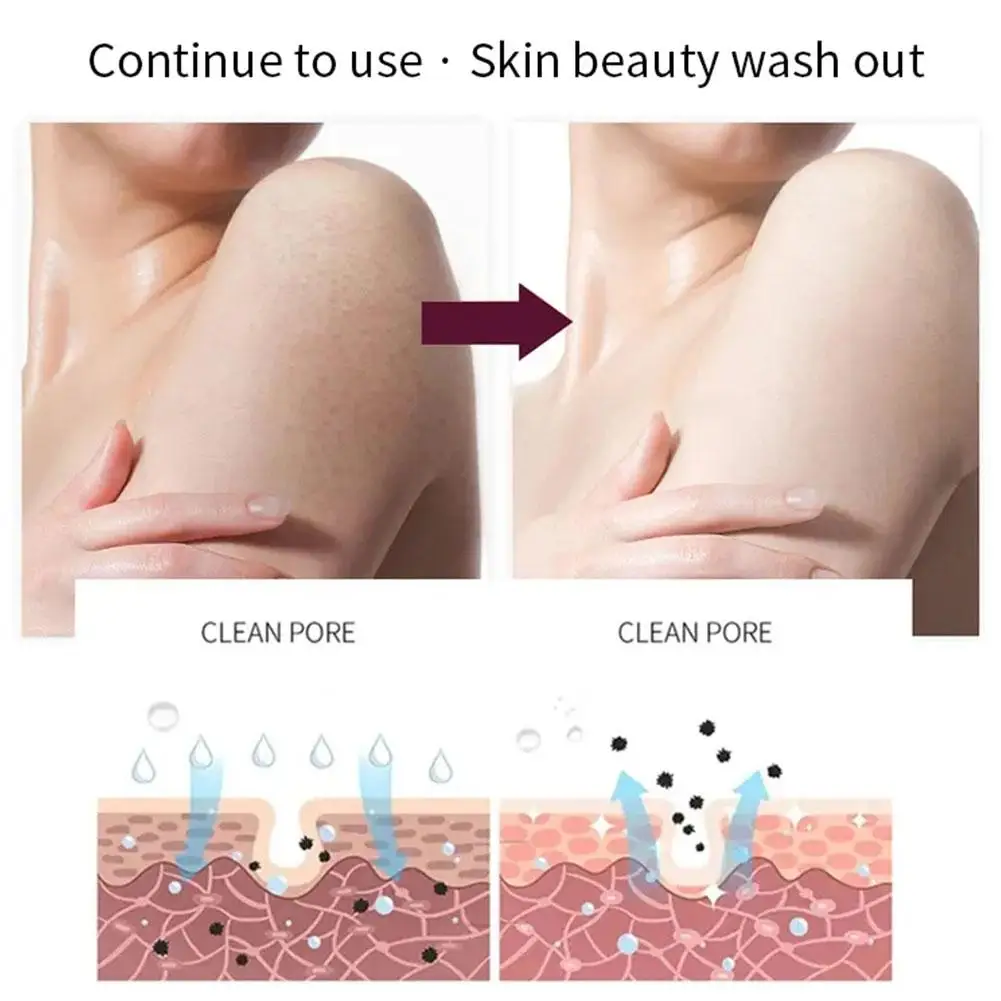 100g Body Scrub Deep Cleansing Exfoliating Remove Dead Nourish Rejuvenation Body Care Skin Soft Whitening A4R9