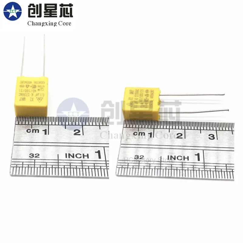 ตัวเก็บประจุความปลอดภัย50PS × 2 104K 0.1 uF 275V ± 10% p7.5 10 × 12 × 6 BOM