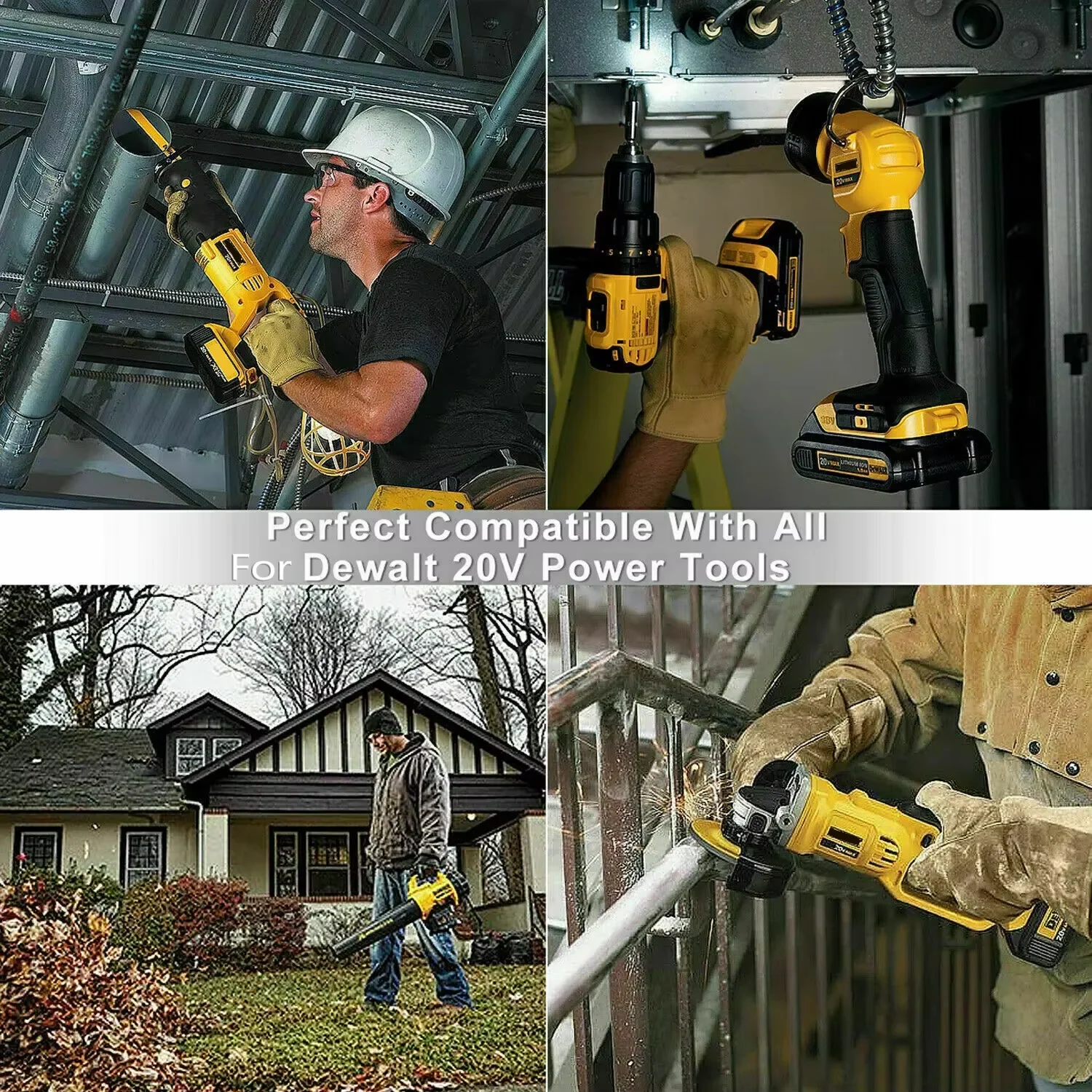Новинка, 100% 8,0 Ач, 20 В для аккумулятора для электроинструмента Dewalt DCB206, 20 В, 8000 мАч, аккумулятор DCB206, 20 В, аккумулятор DCB200 DCB205 DCB184