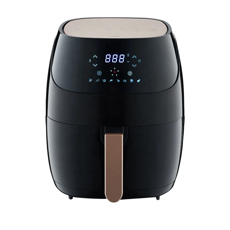 

1500W 5L touch screen deep no oil air fryer with nonstick basket