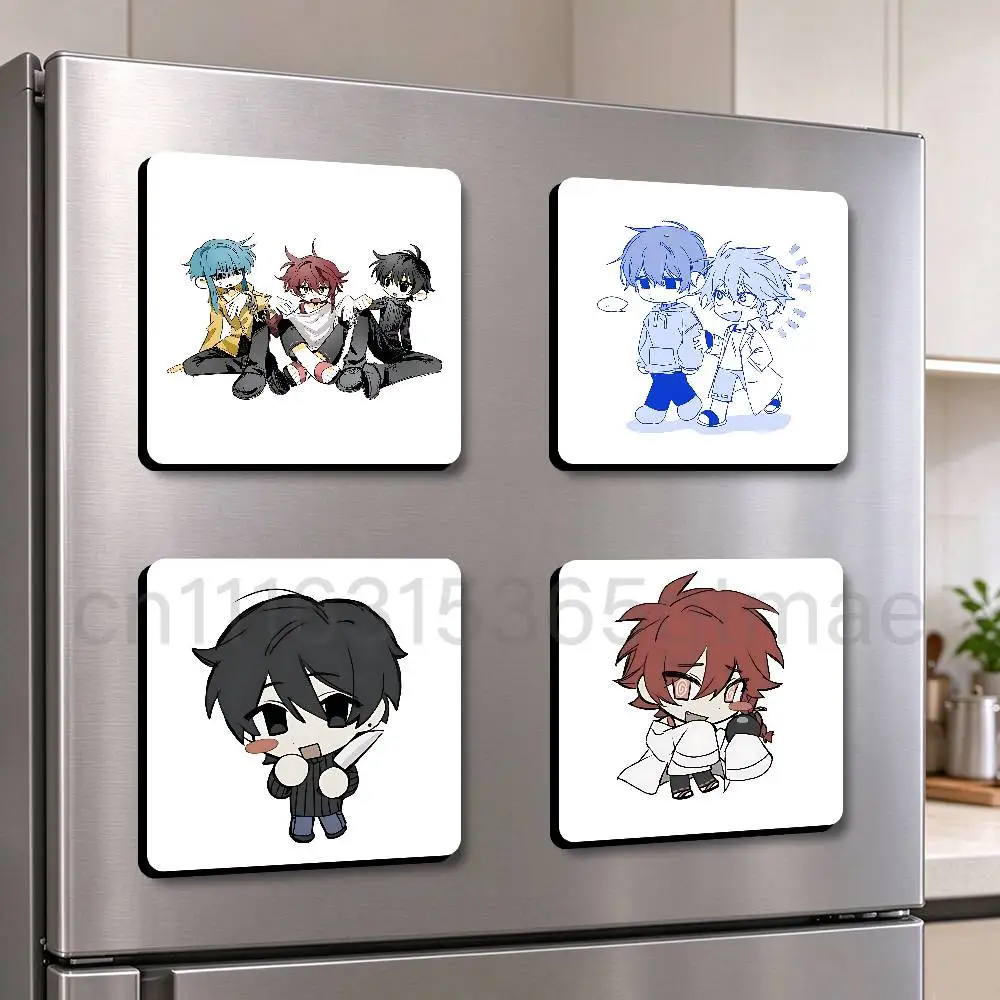 Z-Zeno R-Remake Game Fridge Freezer Refrigerator Magnets Metal Cabinet Dimensions 75x75mm Magnetic Sticker Cover Home