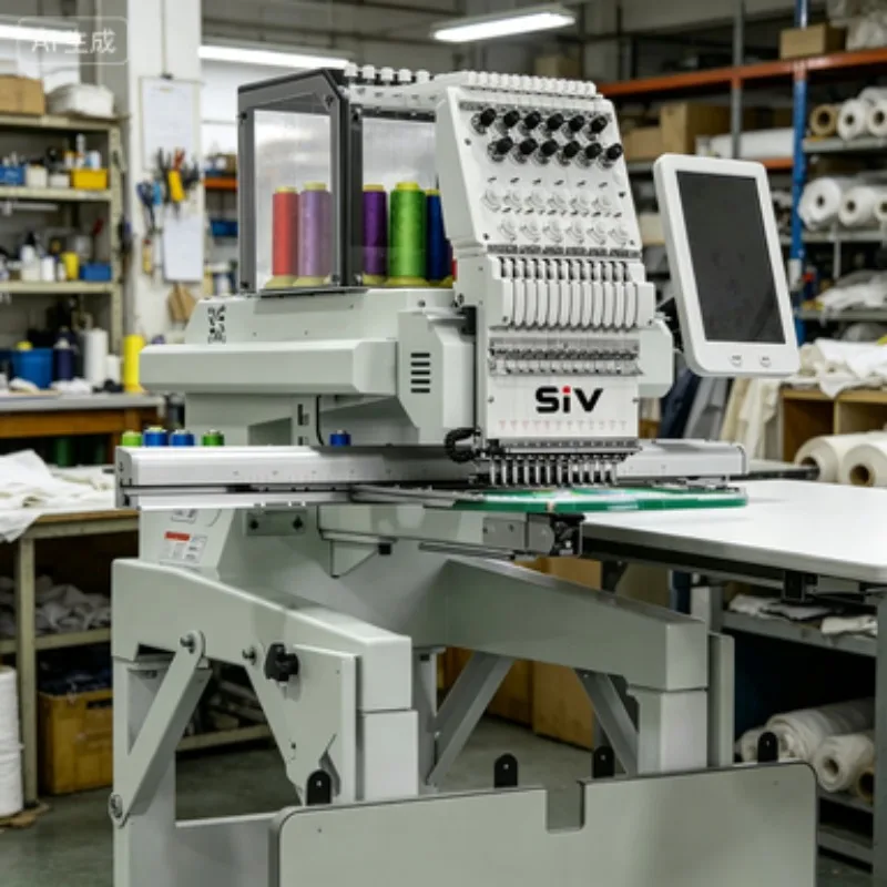 Computerized Automatic New Embroidery Machine with Motor Gear Bearing & Engine 1200 RPM 150W