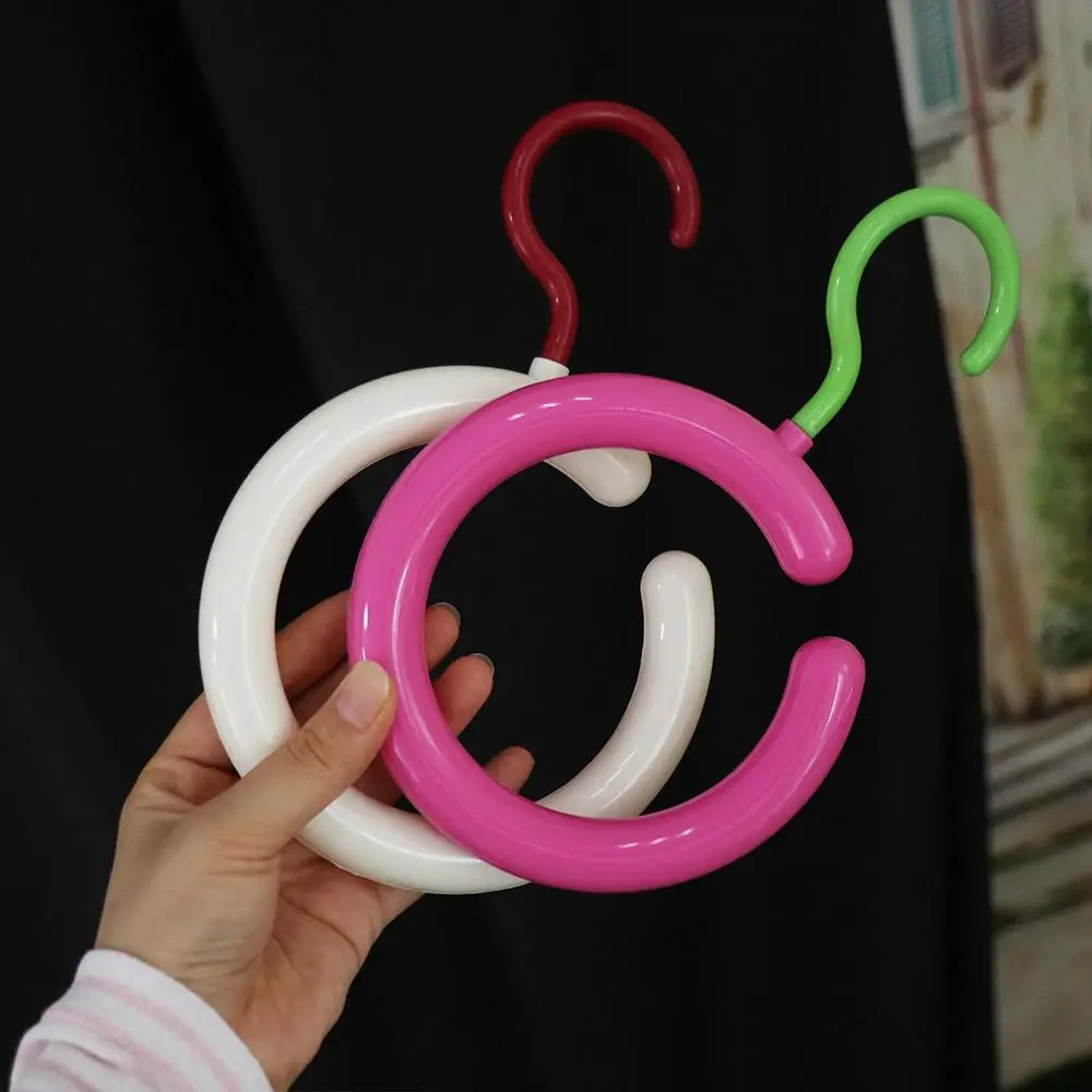 

Multi Purpose Circular Round Scarf Tie Hanger Hat Rack Ring Clothing Hanger Space Saving Display Rack Clothes Storage Hook Home
