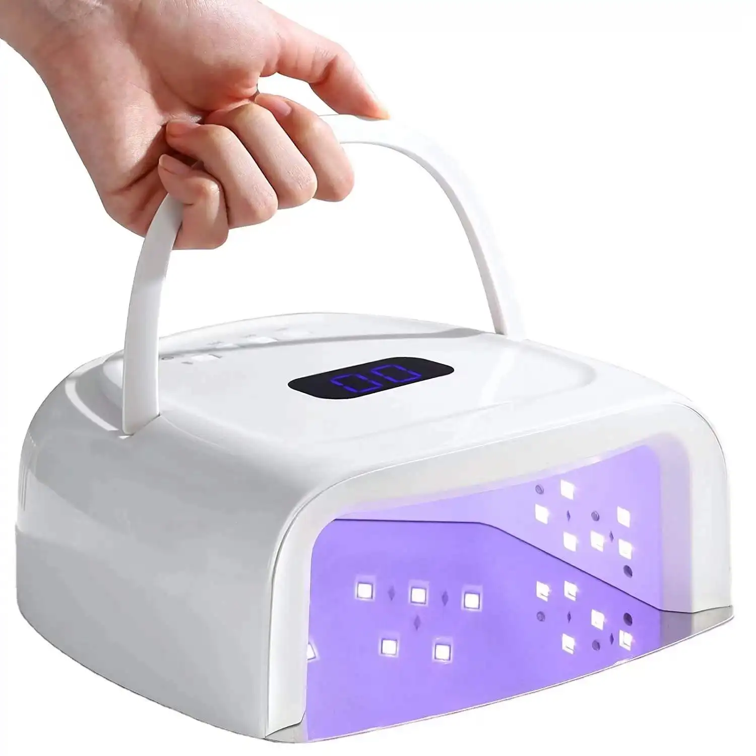 Home Sun UV S20 Rechargeable Nail Lamp 60W Wireless Gel Laquer Dryer Manicure Light Pedicure Lamps Cordless Nail UV LED Lamp