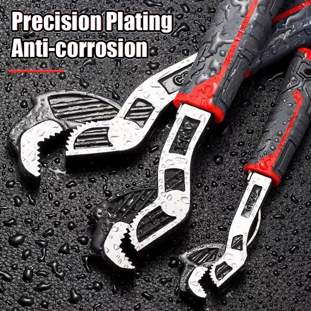 6 Zoll multifunktion aler verstellbarer Rohrs chl üssel Schneller selbst einstellender Griff Auto-Schnell schlüssel für Auto fahrräder, Sanitär reparaturen