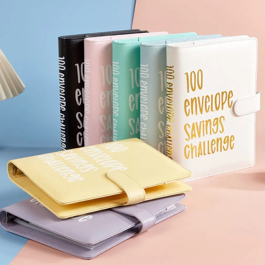 100 Envelope Challenge Binder A5 Savings Binder With Cash Envelopes Budget Binder For Planning And Saving $5050