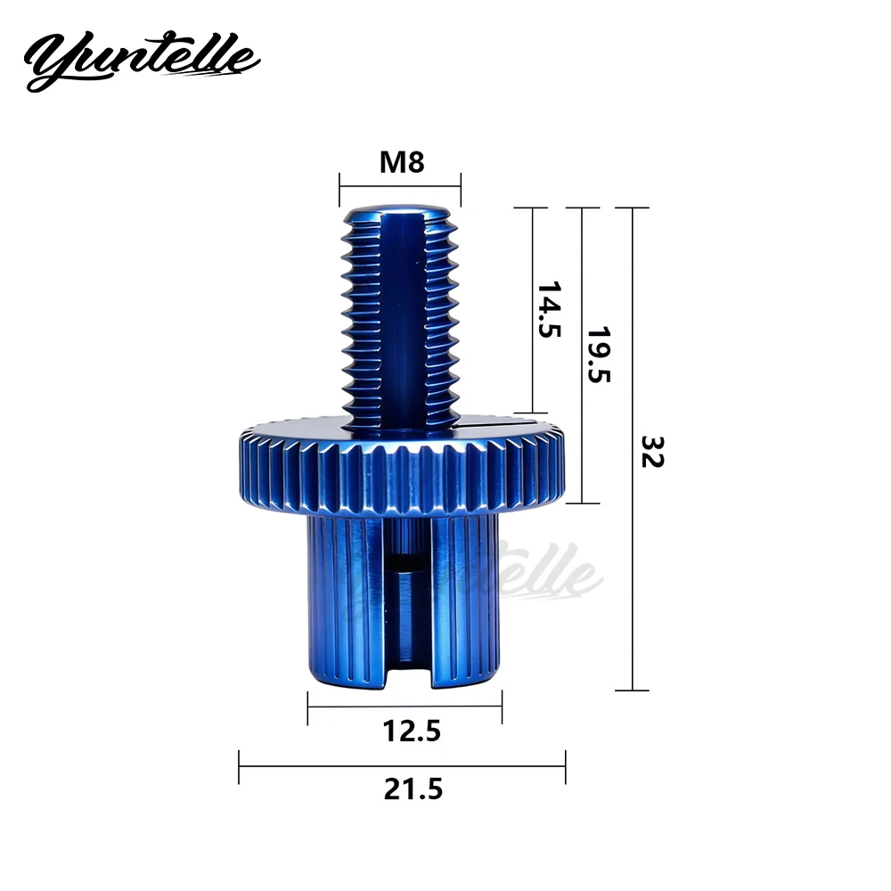 CNC Clutch Cable Wire Adjuster M8 Screw For Honda CRF230F CRF250L XR 70R 80R 125L 400R 250R CRF100F Motorcycle Accessories Bolt