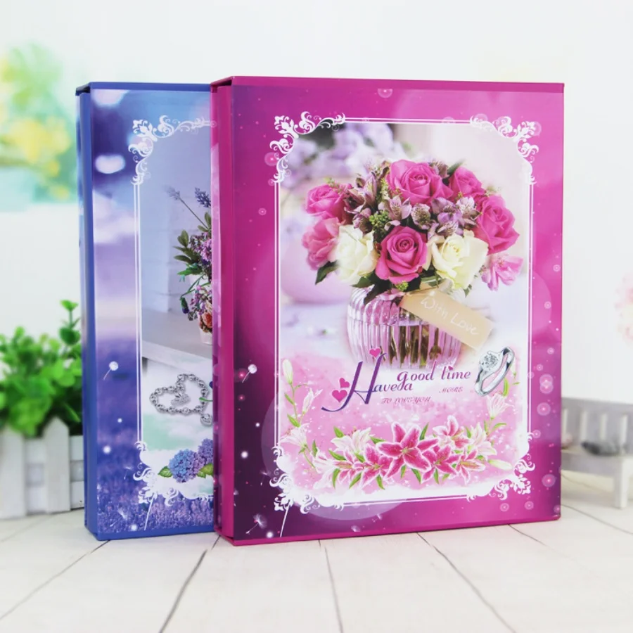 

7-дюймовый изысканный фотоальбом в штучной упаковке, вмещающий 200 фотографий, включая дорожные сувениры. Красивые воспоминания и коллекции фотографий.