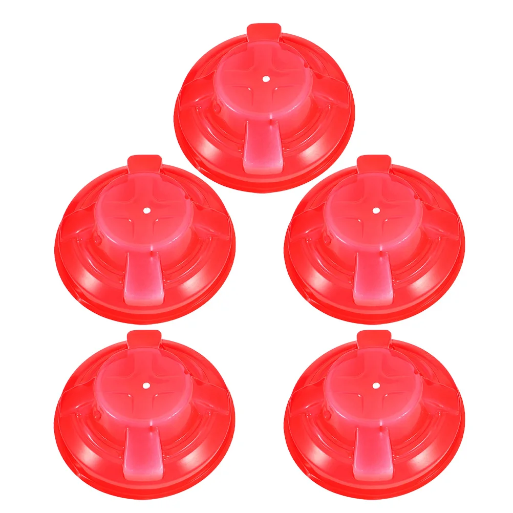5 Pack Smoke Protective Covers Red Plastic Fire Pull Station Guard for Home Kitchen Dust Cover Fryer Safety 2025 New