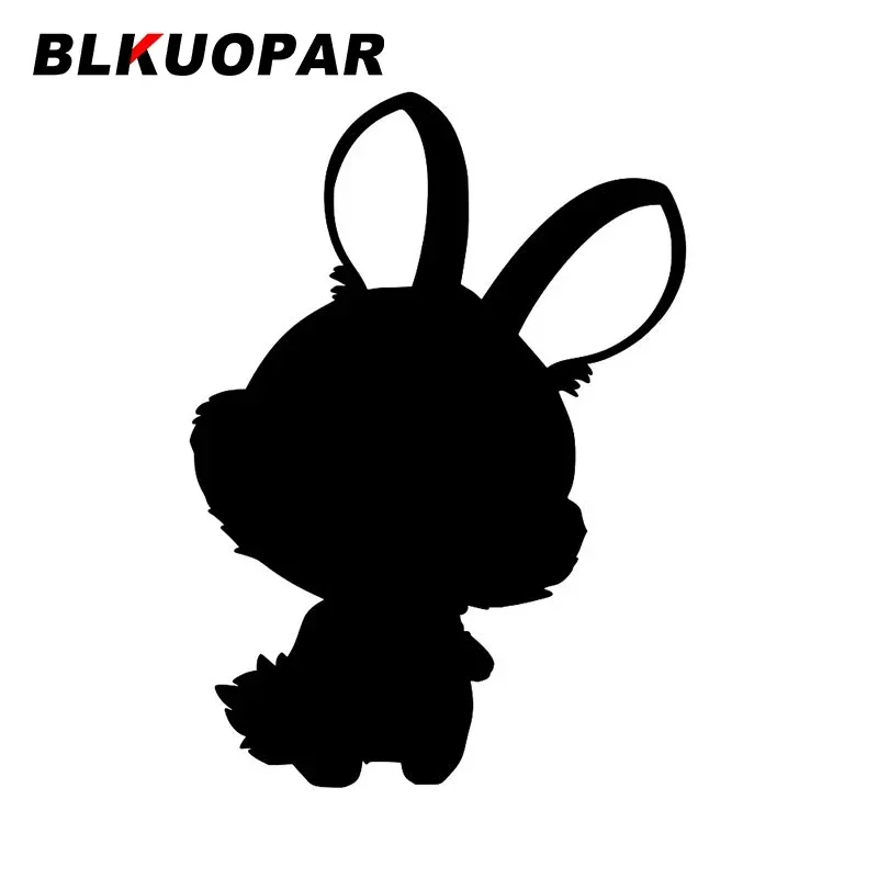 BLKUOPAR Bunny Rabbit Car Sticker Funny Simple Occlusion Scratch Original Decal Vinyl Die Cut Waterproof Living Room Skateboard