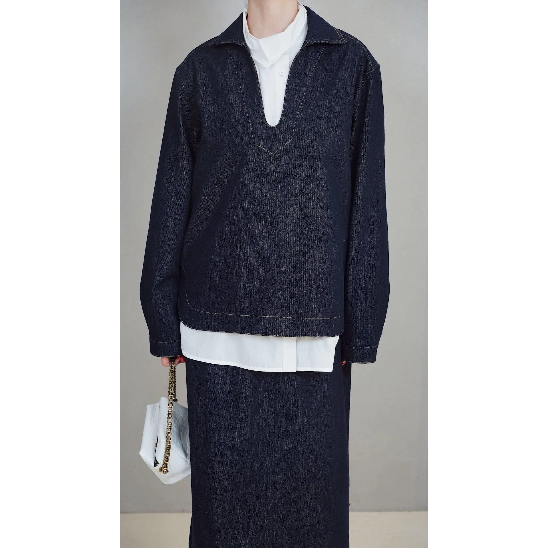 

Новая женская рубашка-поло серии Agel из хлопкового бленда в стиле ретро, удобная, с воротником