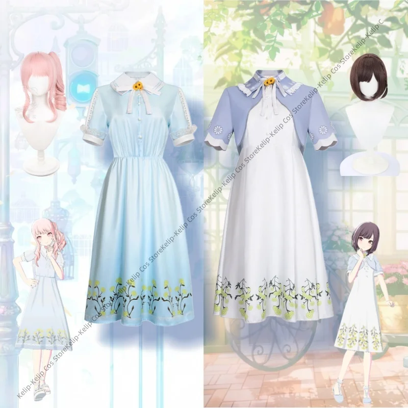 

Костюм для косплея N25 6th Focus: Мизуки Акияма, Эна Шинономе, «Наши молитвы вместе», готическое платье Лолита, полный комплект