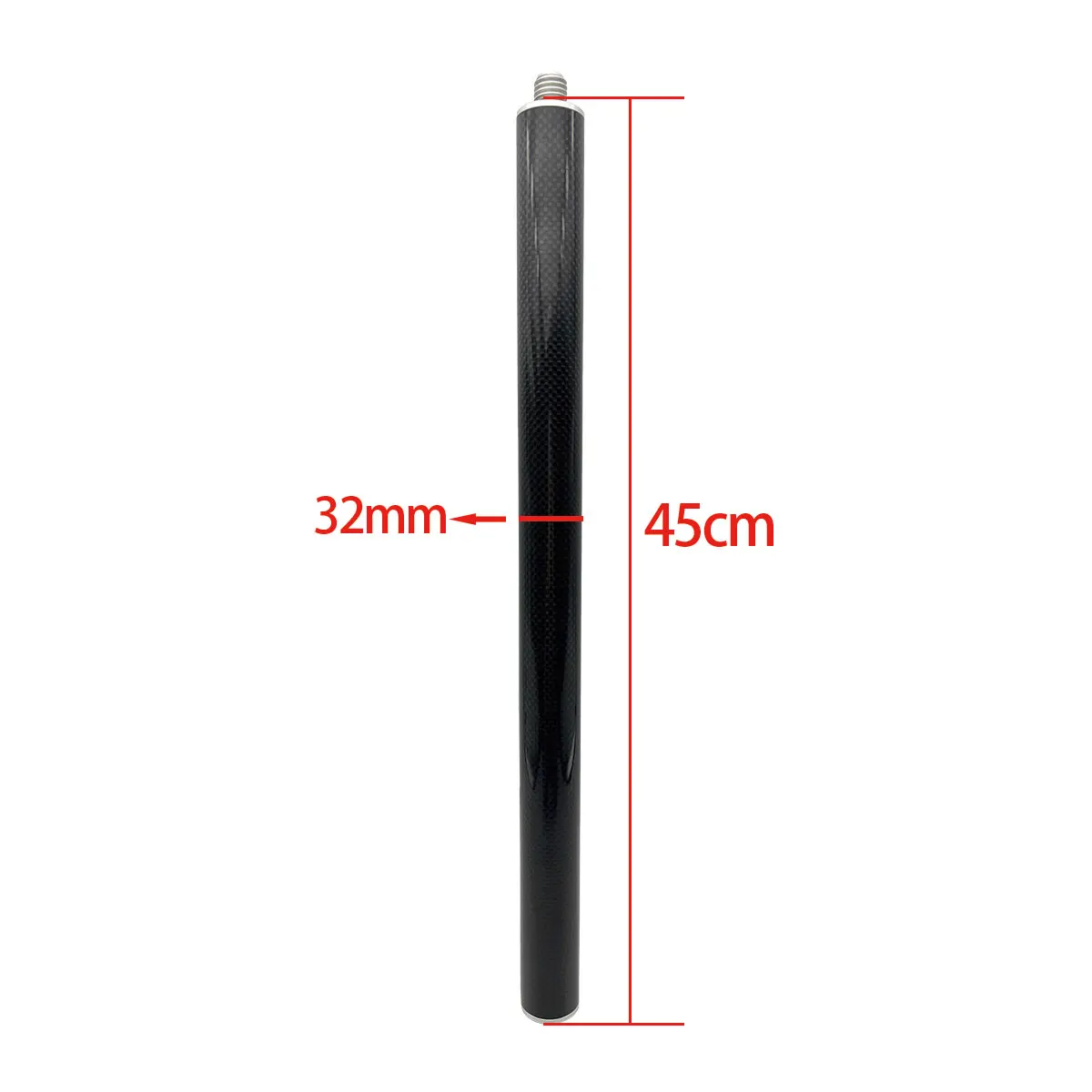 1.8M Carbon Fiber GPS RTK Centering Rod Portable GPS Centering Rod Prism Rod 32mm Diameter