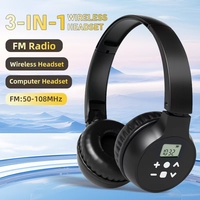 FM Radio Headset Foldable BC201 Bluetooth Headphone Music headset Wireless Connection with FM Radio