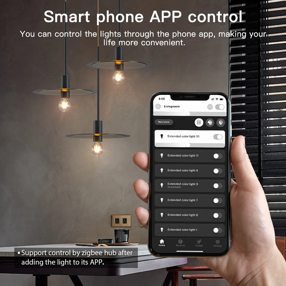 Imagem -03 - Gledopto-rf Rotary Dimmer Suporta Hue Conbee Alexa Tuya Controle Remoto App Zigbee 3.0 2.4g