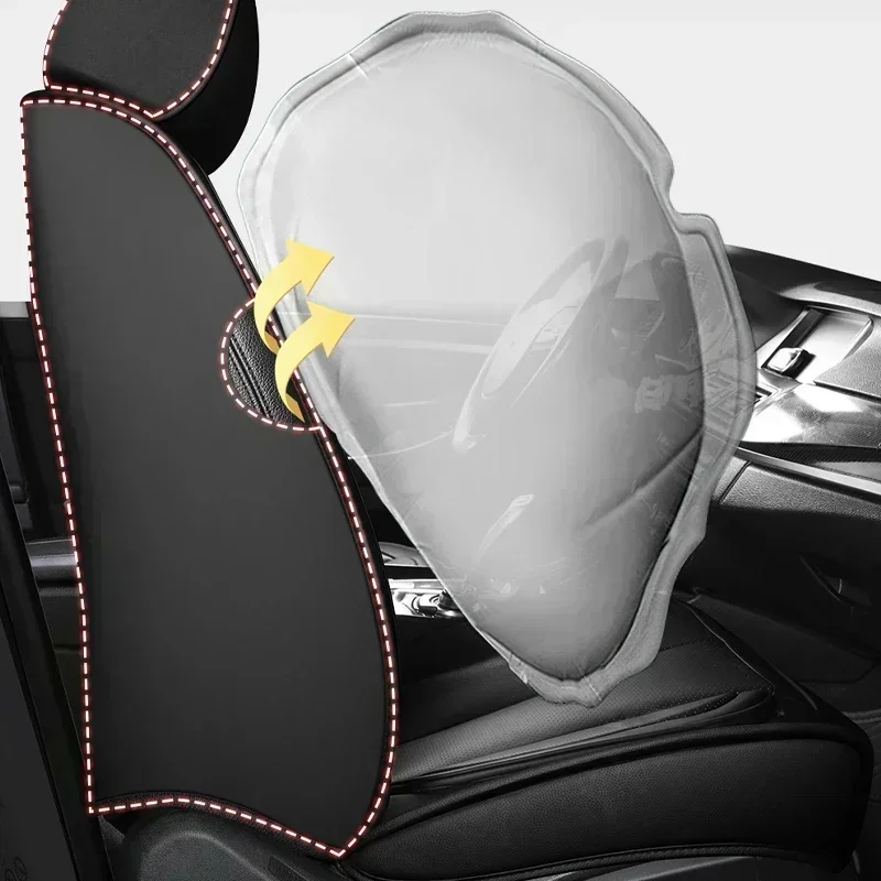 غطاء مقعد سيارة تويوتا تندرا مقاوم للماء من جلد البولي يوريثان مقاوم للماء ومقاوم للاهتراء، غطاء مقعد كامل ناعم ومريح #3