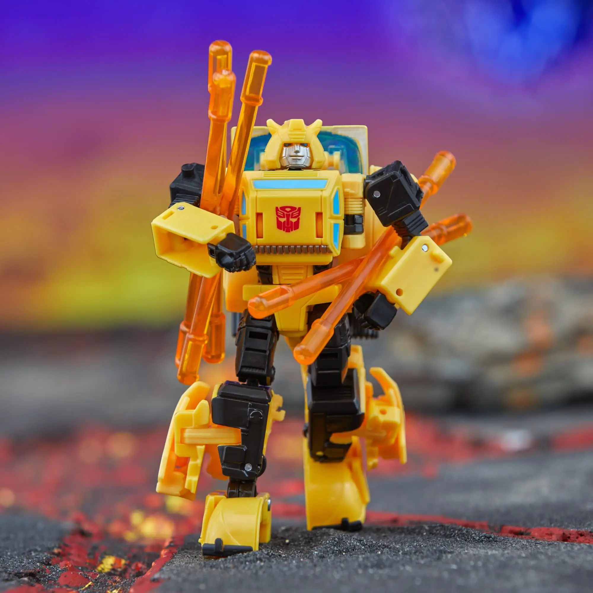 Hasbro Transformers Legacy Deluxe Class Origin Bumblebee 5.5 นิ้วแปลงรูปการกระทํา, 8+ G1292