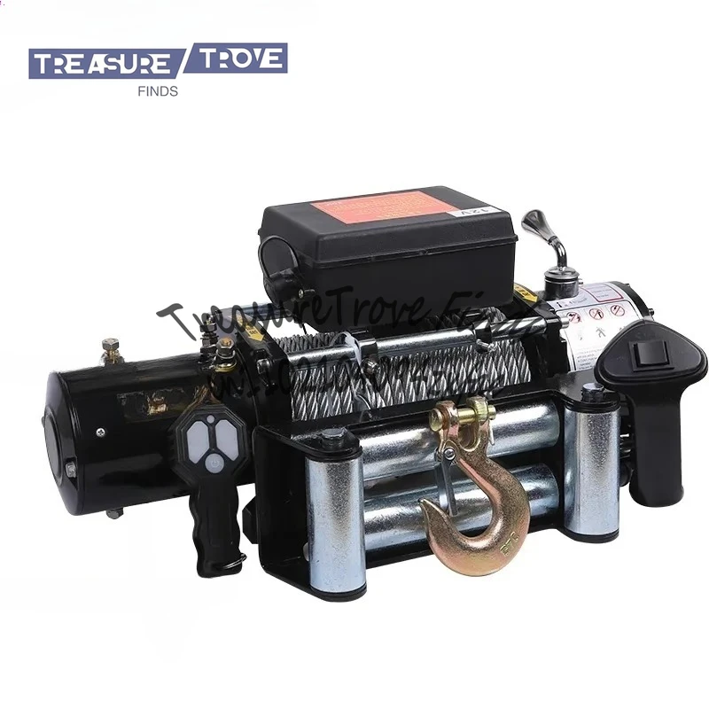 

12V/24V Electric Winch 3000 LBS ATV/UTV Electric Winch Steel Cable ATV Off-Road Winch
