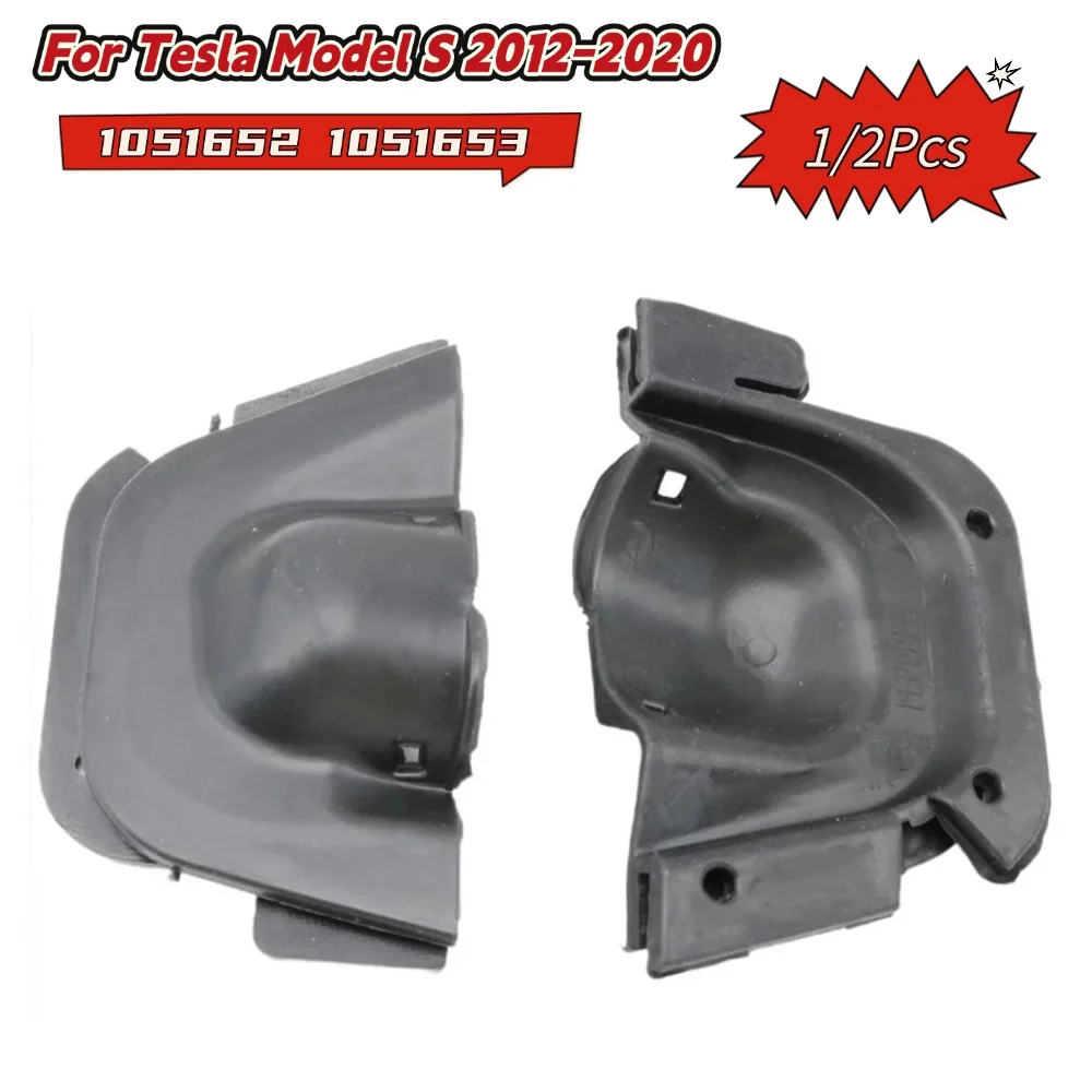 Car Wheel Liner Sensor Cover For Tesla Model S 12-20 1051652 1051653 Left Right Dual Motor Sensor Cover Exterior Parts