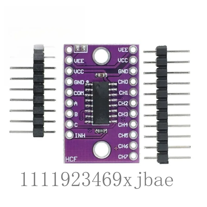 Single 8-Channel Digital Controlled Analog Switch Multiplexer Breakout Module