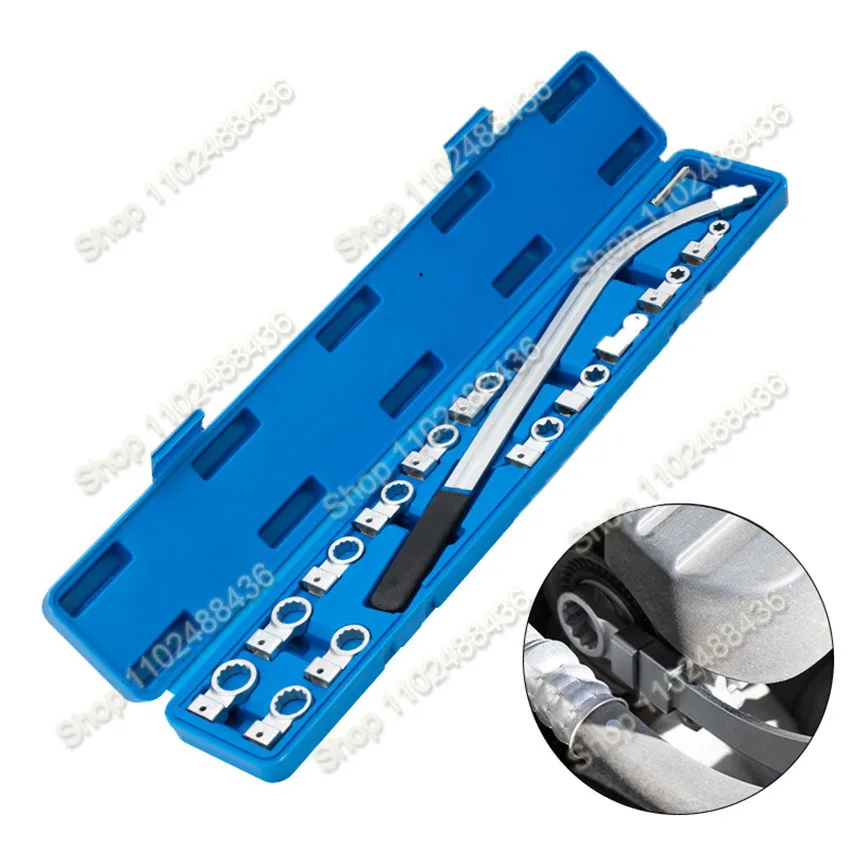 

15pcs Auxiliary Timing Belt Tensioner Pulley Wrench Set 12-19mm