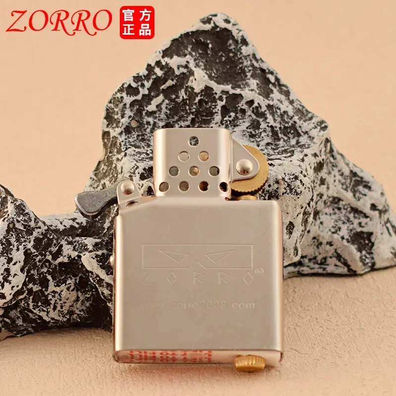 ZORRO Second Generation Pinball Movement Kerosene Lighter 20 Windproof Hole Grinding Wheel Upgrade Anti slip Pinball Lighters