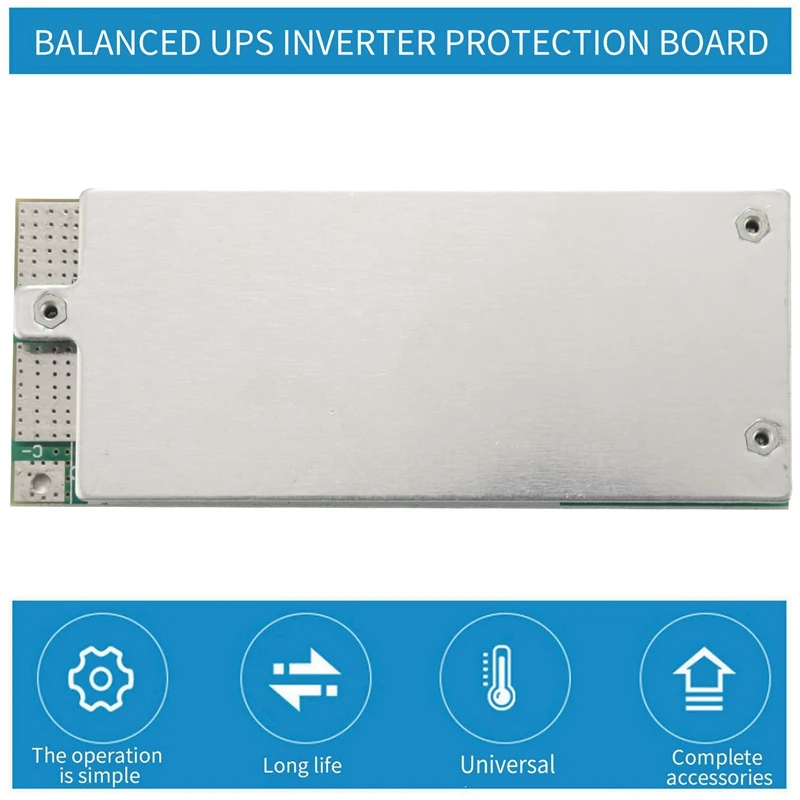 4S 12V 100A Protection Circuit Board Lifepo4 Bms 3.2V With Balanced Ups Inverter Energy Storage Packs Charger Battery