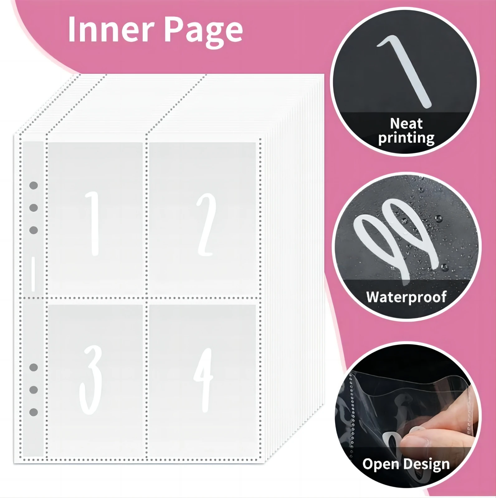 100 Envelope savings Challenge Loose Leaf Couple Cash Budget Planning Notebook Savings Envelopes Binder with The Pvc Lovers
