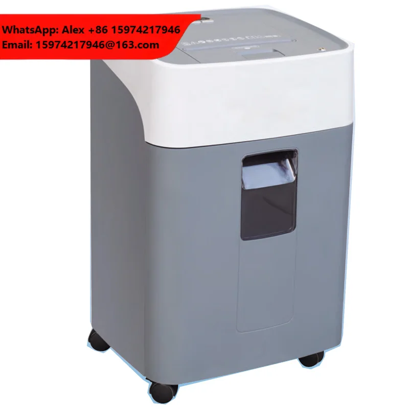 A8215 Office Heavy Duty 230mm/9inch Strip-Cut Paper Shredder High Security 10 Sheets 40L A4 Size Paper Processing Machinery