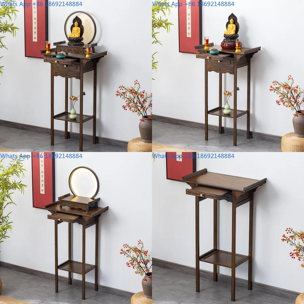 

Home Altar Table for Buddha Statue Incense Table Shrine for Worship