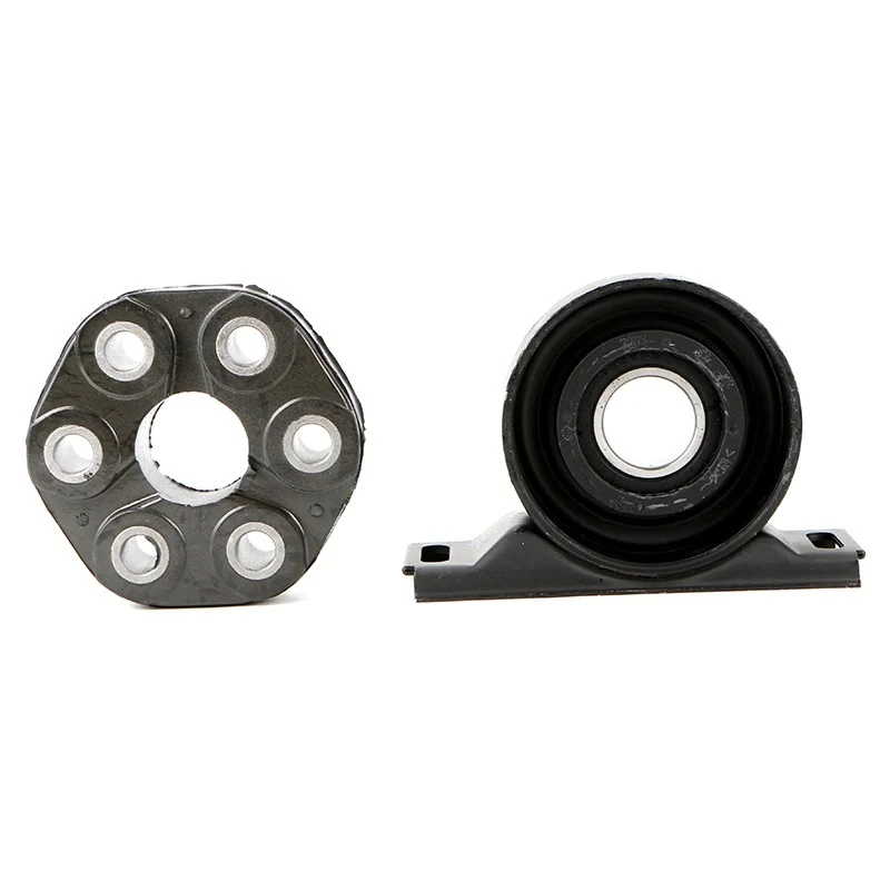 

Driveshaft Center Bracket Support and Universal Joints Drive Shaft Flex Disc for BMW E30 E32 E34 26111227410 26121226723
