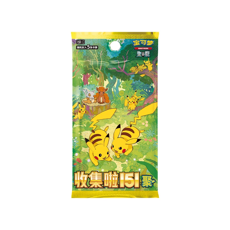 tarjeta-coleccionable-de-pokemon-original-ptcg-recogida-151-ju-vol4-escarlata-y-violeta-vol1-vol3-version-china-simplificada-regalos-para-ninos